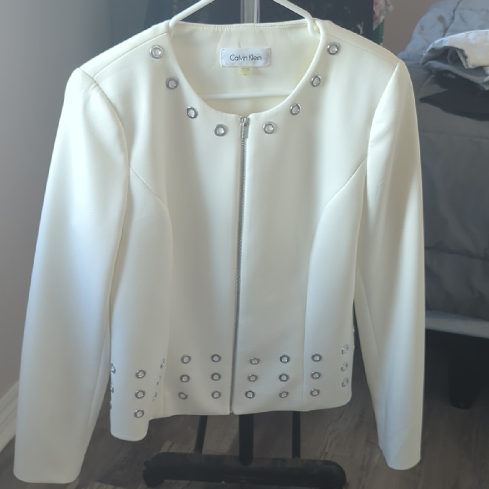 Calvin Klein White Women's Jacket